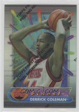 1994-95 Topps Finest - [Base] - Refractor #50 - Derrick Coleman