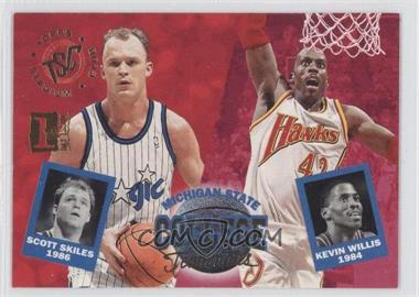 1994-95 Topps Stadium Club - [Base] - 1st Day Issue #110 - Michigan State College Teammates (Scott Skiles, Kevin Willis)