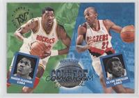 Houston College Teammates (Hakeem Olajuwon, Clyde Drexler)