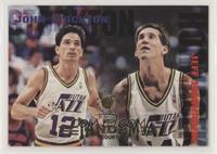 Back Court Tandem - John Stockton, Jeff Hornacek