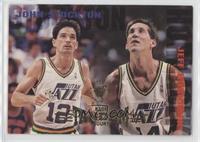 Back Court Tandem - John Stockton, Jeff Hornacek [Good to VG‑EX]