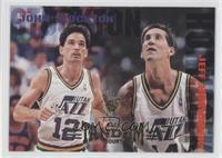 Back Court Tandem - John Stockton, Jeff Hornacek