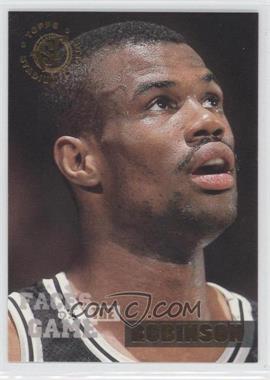 1994-95 Topps Stadium Club - [Base] #354 - Faces of the Game - David Robinson