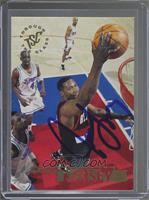 Through the Glass - Jerome Kersey [JSA Certified COA Sticker]