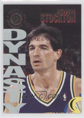 1994-95 Topps Stadium Club - Dynasty and Destiny #3A - John Stockton