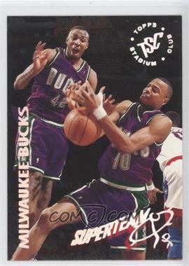 1994-95 Topps Stadium Club - NBA Super Team Redemptions #15 - Milwaukee Bucks Team