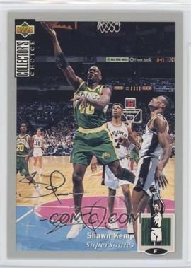 1994-95 Upper Deck Collector's Choice - [Base] - Silver Signature #140 - Shawn Kemp