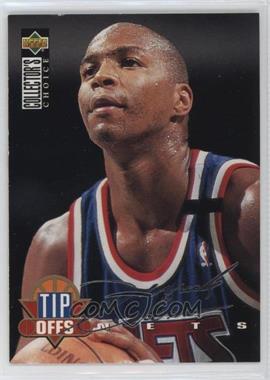 1994-95 Upper Deck Collector's Choice - [Base] - Silver Signature #182 - Derrick Coleman [EX to NM]