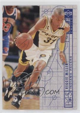 1994-95 Upper Deck Collector's Choice - [Base] - Silver Signature #382 - Reggie Miller