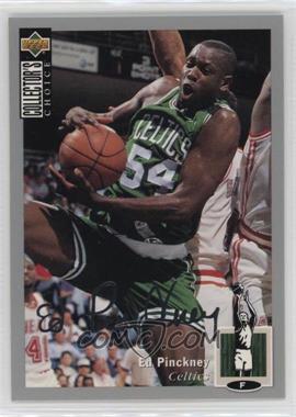 1994-95 Upper Deck Collector's Choice - [Base] - Silver Signature #54 - Ed Pinckney