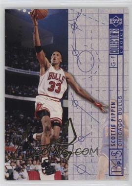 1994-95 Upper Deck Collector's Choice International - [Base] - French Gold Signature #375 - Scottie Pippen