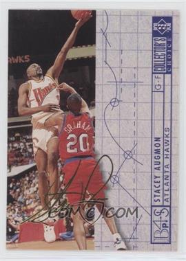 1994-95 Upper Deck Collector's Choice International - [Base] - German Gold Signature #372 - Stacey Augmon