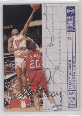 1994-95 Upper Deck Collector's Choice International - [Base] - German Gold Signature #372 - Stacey Augmon