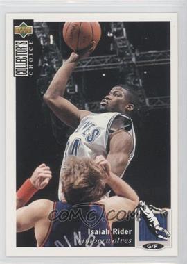 1994-95 Upper Deck Collector's Choice International - [Base] - Italian #134 - Isaiah Rider