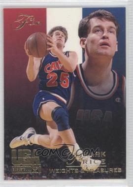 1994 Flair USA Basketball - [Base] #86 - Weights & Measures - Mark Price