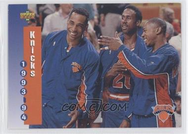 1994 Upper Deck - McDonald's Teams #18 - New York Knicks Team