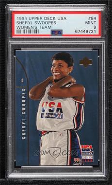 1994 Upper Deck USA Basketball - [Base] #84 - Sheryl Swoopes [PSA 9 MINT]