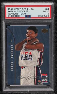 1994 Upper Deck USA Basketball - [Base] #84 - Sheryl Swoopes [PSA 9 MINT]