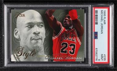 1995-96 Flair - [Base] #235 - Michael Jordan [PSA 9 MINT]