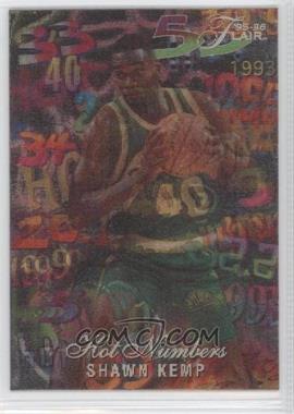 1995-96 Flair - Hot Numbers #5 - Shawn Kemp
