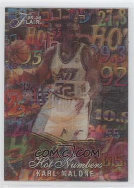 1995-96 Flair - Hot Numbers #7 - Karl Malone