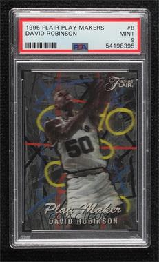 1995-96 Flair - Play Maker #8 - David Robinson [PSA 9 MINT]