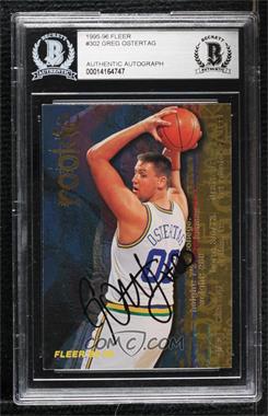 1995-96 Fleer - [Base] #302 - Greg Ostertag [BAS BGS Authentic]