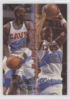 1995-96 Fleer - Double Double #4 - Tyrone Hill