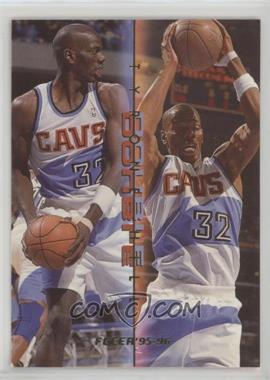 1995-96 Fleer - Double Double #4 - Tyrone Hill