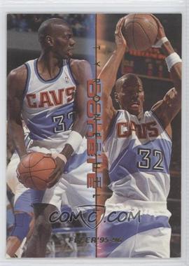 1995-96 Fleer - Double Double #4 - Tyrone Hill