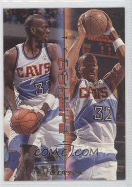 1995-96 Fleer - Double Double #4 - Tyrone Hill