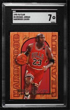 1995-96 Fleer - Flair Hardwood Leader #4 - Michael Jordan [SGC 7 NM]