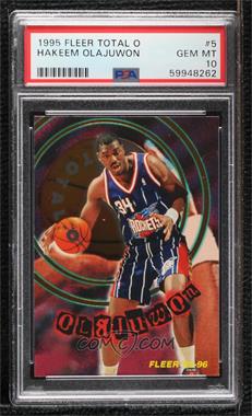 1995-96 Fleer - Total O #5 - Hakeem Olajuwon [PSA 10 GEM MT]