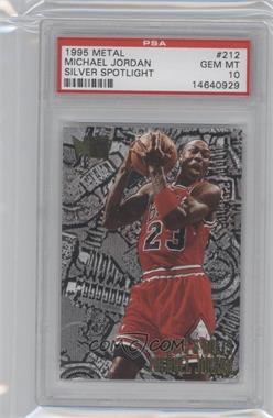 1995-96 Fleer Metal - [Base] #212 - Michael Jordan [PSA 10 GEM MT]