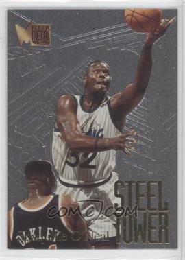 1995-96 Fleer Metal - Steel Tower #7 - Shaquille O'Neal