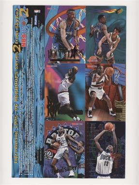 1995-96 NBA Hoops - Uncut Promo Sheet #_HSMBSR - Anfernee Hardaway, John Stockton, Antonio McDyess, Charles Barkley, John Salley, Glenn Robinson [EX to NM]