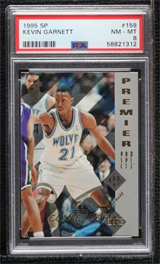 1995-96 SP - [Base] #159 - Kevin Garnett [PSA 8 NM‑MT]