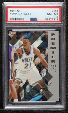 1995-96 SP - [Base] #159 - Kevin Garnett [PSA 8 NM‑MT]