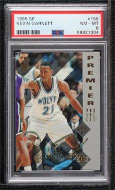 1995-96 SP - [Base] #159 - Kevin Garnett [PSA 8 NM‑MT]