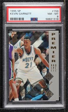 1995-96 SP - [Base] #159 - Kevin Garnett [PSA 8 NM‑MT]