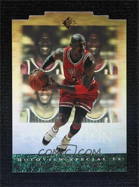 1995-96 SP - Premium Collection Holoview - Die-Cut Special FX #5 - Michael Jordan