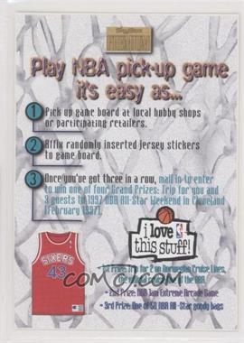 1995-96 Skybox Premium - NBA Pick-Up Game Entry #20 - Philadelphia 76ers