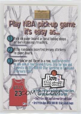 1995-96 Skybox Premium - NBA Pick-Up Game Entry #4 - Michael Jordan