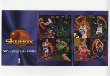 1995-96 Skybox Premium - Promo Sheet Cards Series 1 #SHEET - Jason Kidd, Anfernee Hardaway, Mark Jackson, Karl Malone, Mark Price, Brian Grant, Gheorghe Muresan, Tom Gugliotta