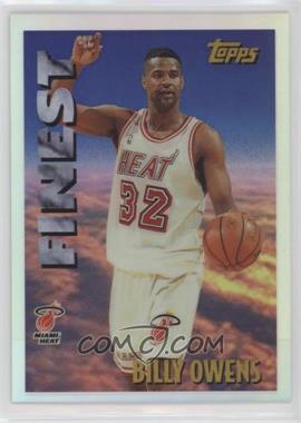 1995-96 Topps - Mystery Finest - Refractor #M 18 - Billy Owens