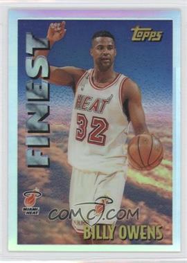 1995-96 Topps - Mystery Finest - Refractor #M 18 - Billy Owens