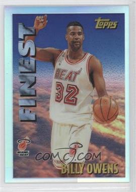 1995-96 Topps - Mystery Finest - Refractor #M 18 - Billy Owens