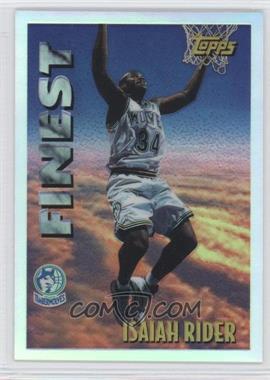1995-96 Topps - Mystery Finest - Refractor #M 21 - Isaiah Rider