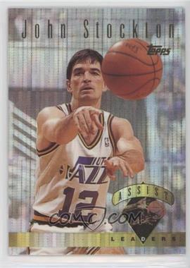 1995-96 Topps - Power Boosters #16 - John Stockton