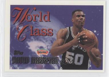 1995-96 Topps - World Class #WC9 - David Robinson